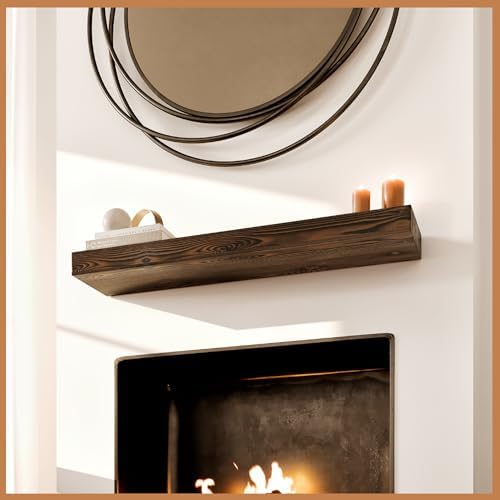 Avana Fireplace Mantel Shelf 48 inches by AvanaHome