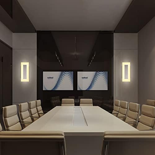 LMQNINE Modern LED Acrylic Wall Sconce Warm White Light 3000K - Image 2