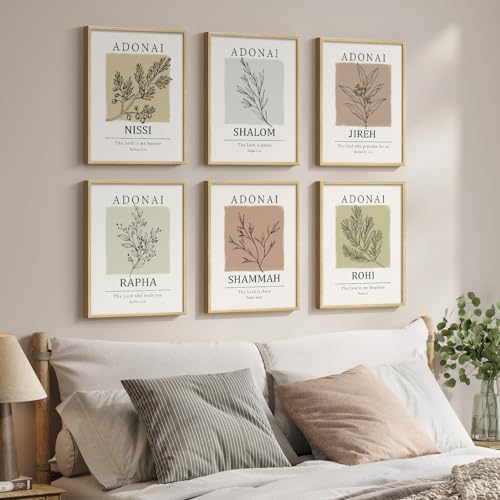 Framed Christian Bible Verse Wall Art, Scripture Religious prints, 11x14 In - Image 3
