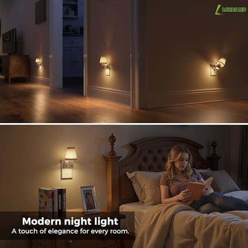 L LOHAS LED Night Lights Plug into Wall, Plug in Night Light Dimmable 100LM - Image 6
