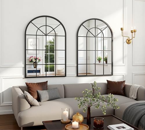 Dewfig Arched Wall Mirror - Image 4