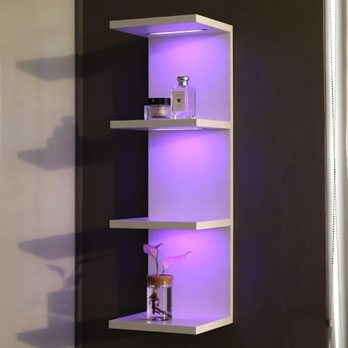 4 Tier RGB Wall Shelf by AskTag