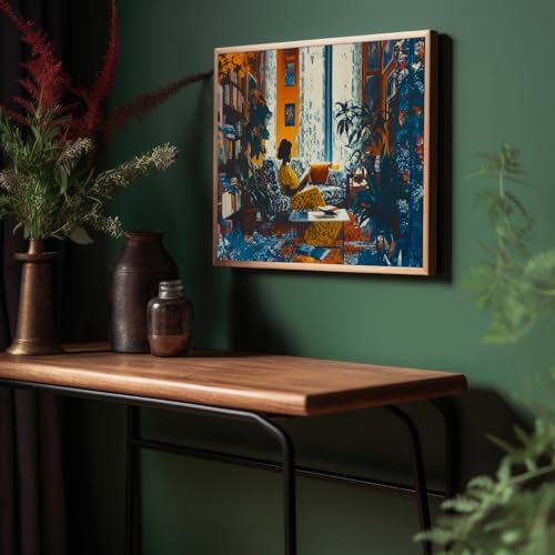 Black Woman Art African American Women Black Girl Wall Art 16X24IN Unframed - Image 2