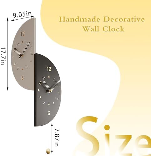 Semicircular Double Sided Corner Wall Clock - Image 2