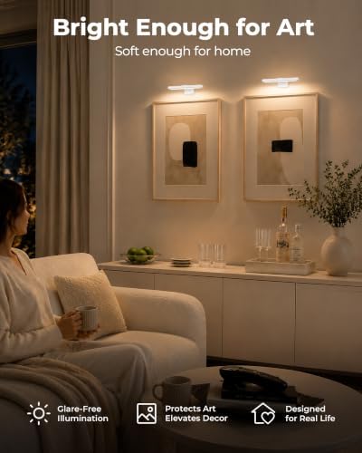 EZVALO Picture Light for Wall, Rechargeable 2400mAh Lights Wireless - Image 5