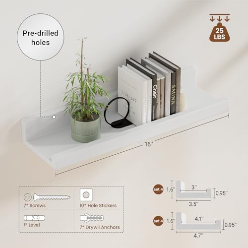Heimlove 16 Inch Picture Ledge Shelf - Image 3