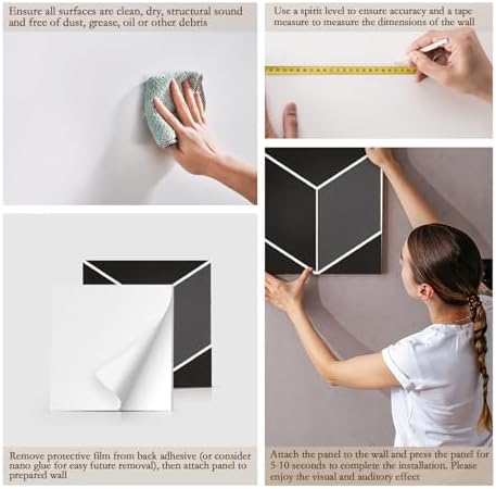 ArtVivid 12 Pack Acoustic Panels, Sound Proof Panels - Image 5