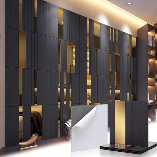 Geelin 4 Pack 3D Wall Panels Peel and Stick Fluted by Geelin
