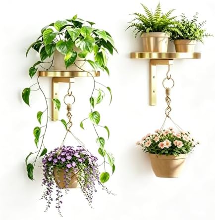 Plant Hanger Holder Window Shelf Wall Mounted Indoor by Unknown