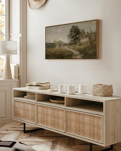 InSimSea Extra Large Framed Vintage Wall Art, Rustic Landscape - Image 4