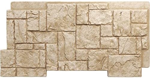 Ekena Millwork 49"W x 24 1/2"H x 1 1/4"D Castle Rock Stacked Stone, StoneWall by EkenaMillwork