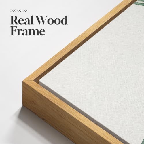 Large Framed Sage Green Abstract Wall Art - Image 5