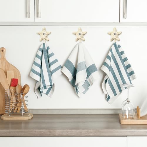 3pcs Decorative Hooks for Hanging, Cast Iron Star Fish Beach Themed Wall Hooks - Image 5