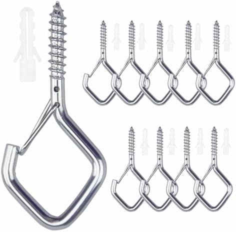 10 PCS Eye Screw Hooks for Hanging Heavy Duty by Unknown