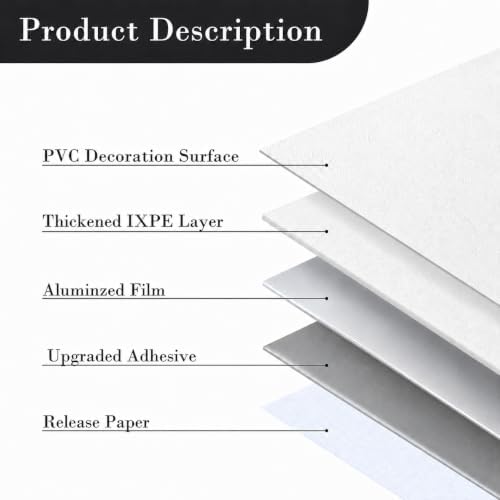 Peel and Stick White 3D PVC Wall Panels Roll, Thick Wallpaper 15.7"x118.1" - Image 2