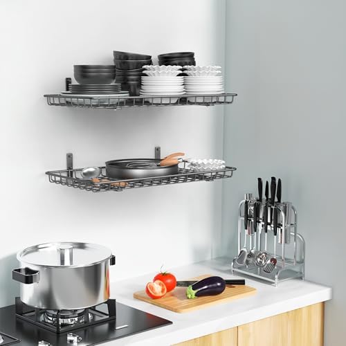 WALMANN 12x24 inch Wall Shelves, Wall-Mounted Storage Shelf - Image 6