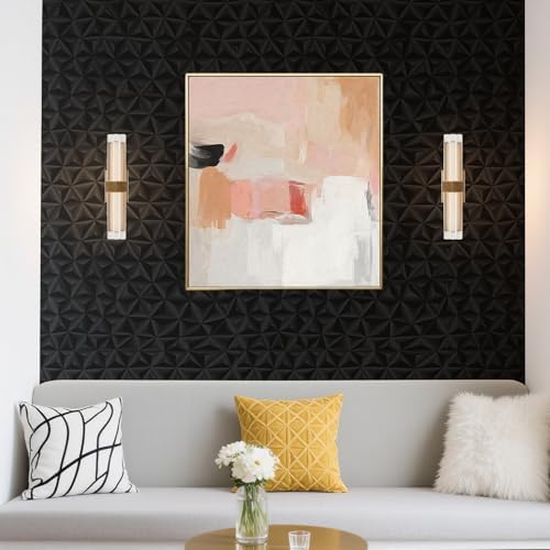 Simon&Siff 3D Black Wallpaper Peel and Stick Star Textured Wallpaper 17.3"X394" - Image 4
