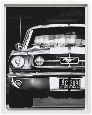 InkFlow Posters Vintage Car Photography Canvas Poster by InkFlowPosters