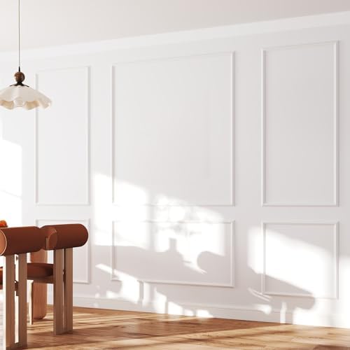 Peel and Stick Wall Molding Kit Set of 6 Frames by JSIWOTH