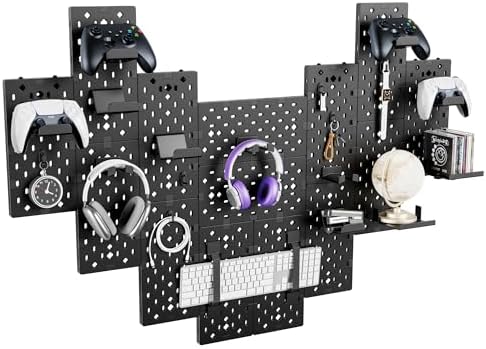 PEGZONE Controller and Headphone Holder Wall Mount by Pegzone