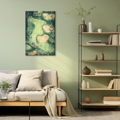 Vinatge Golf Wall Art Green Sports Posters Man Cave Room Decor Trendy Golf - Image 2