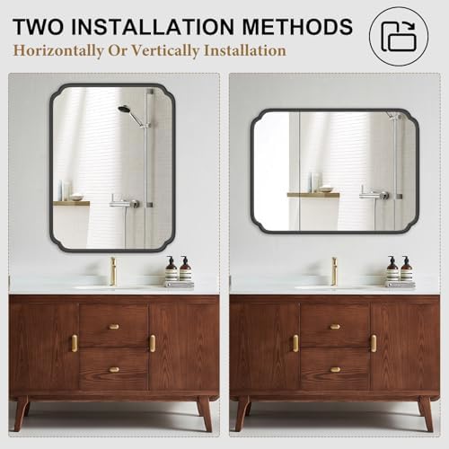 Ferytange Black 30"x48" Bathroom Mirror - Image 4