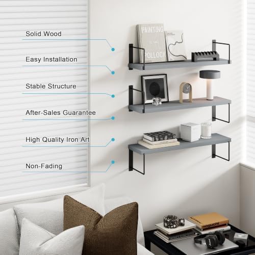 Floating Shelves, 24 In Bookshelves - Image 4