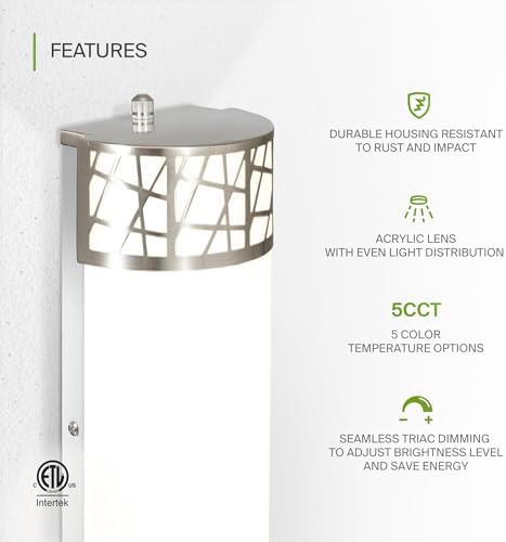 ASD 12 Inch LED Indoor Wall Sconce - Image 3