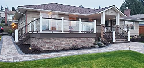 GenStone Faux Stacked Stone Peaked Pillar Cap 13.5" x 13.5" x 1.75" in Desert - Image 3
