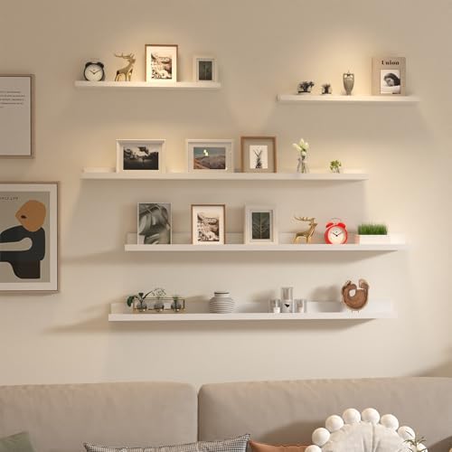 Giftgarden 47 Inch Long Floating Shelves - Image 2