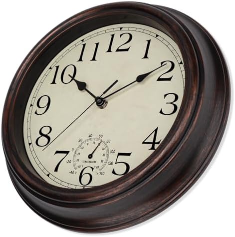 Foxtop Indoor Outdoor Waterproof Wall Clock - Image 6