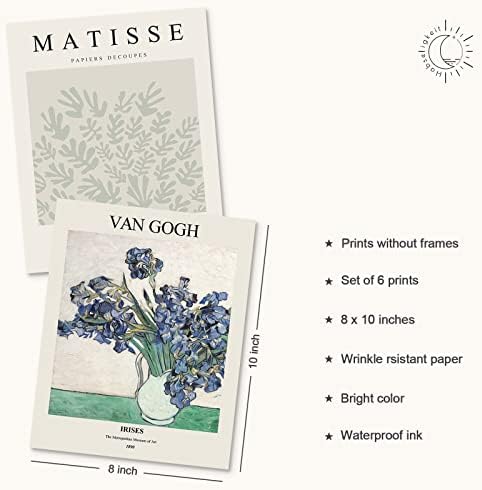 Habseligkeit Matisse Posters for Room Aesthetic, Flower Market Poster, Van Gogh - Image 2
