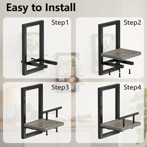 Sbosbo Floating Shelves for Wall Plant Shelf Indoor Wall Mounted Shelves - Image 4