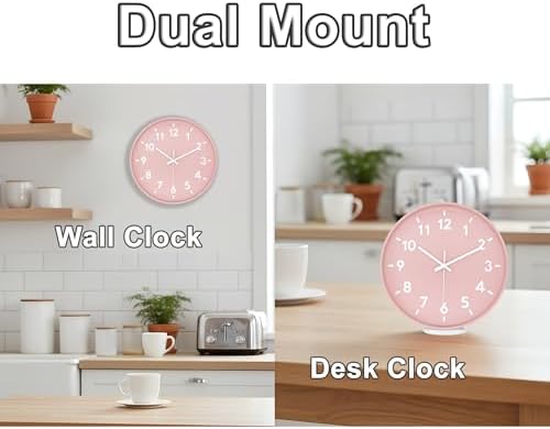 12 Inch Modern Dual‑Mode Clock, Wall Clock & Tabletop Clock - Image 2