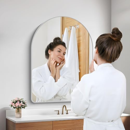 FORBATH Arched Bathroom Mirror 40x30 Inch, Arched Mirror - Image 5