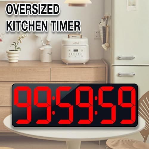 Large Digital Timer Wall Clock - Image 4