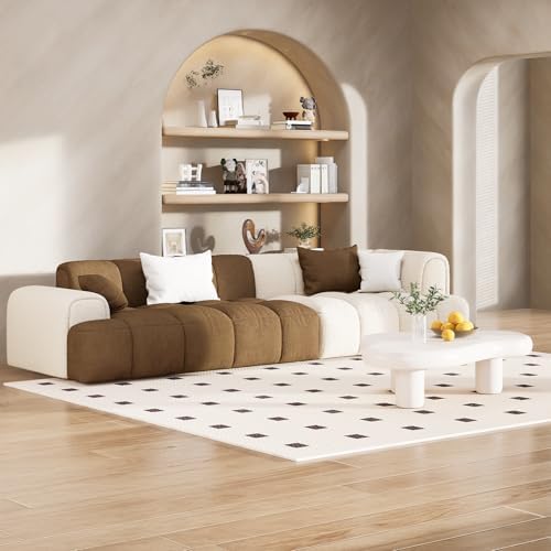 Bumoo Beige Peel and Stick Wallpaper 16" x 590" Cream and Greige Concrete - Image 5