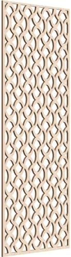 Resort Decorative Pierced Fretwork Wood Wall Panels, 23 3/8"W x 59 3/8"H x 3/8"T by EkenaMillwork