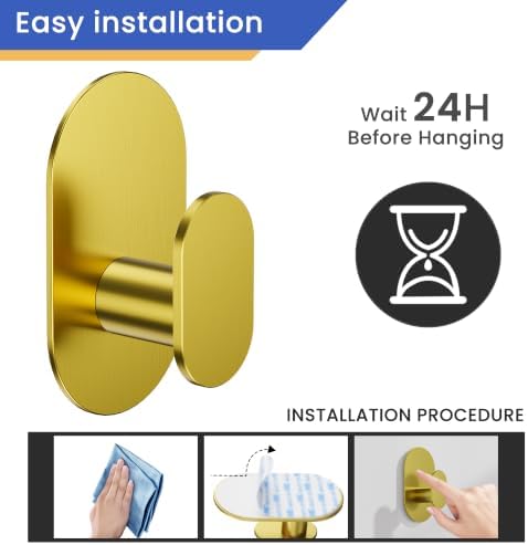 Aikzik Adhesive Towel Hooks - Image 7