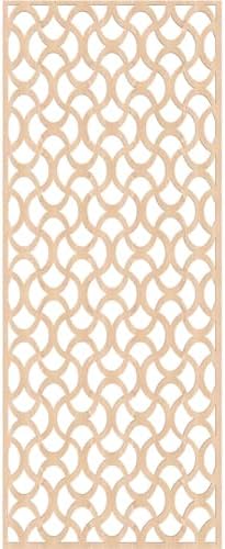 Resort Decorative Pierced Fretwork Wood Wall Panels, 25 3/8"W x 64 3/8"H x 1/4"T - Image 4