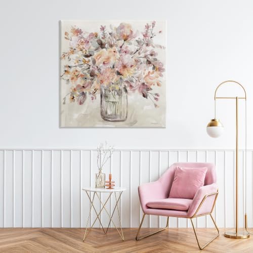 Stupell Industries Floral Watercolor Bouquet, 36 x 36 Inch Canvas Wall Art - Image 3