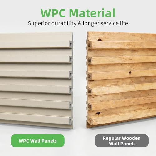 Art3d 8-Pack 104" x 6" WPC Wall Panels, Glossy Metal Finish Accent Wall Paneling - Image 4