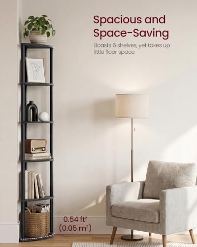 VASAGLE Superfast Toolless Assembly 6-Tier Corner Shelf - Image 5