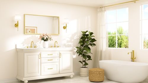 TETOTE Brushed Gold Frame Mirror - Image 2