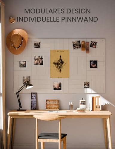 Bumusty 36" x 24" Large Cork Board Alternative, Milky White - Image 6