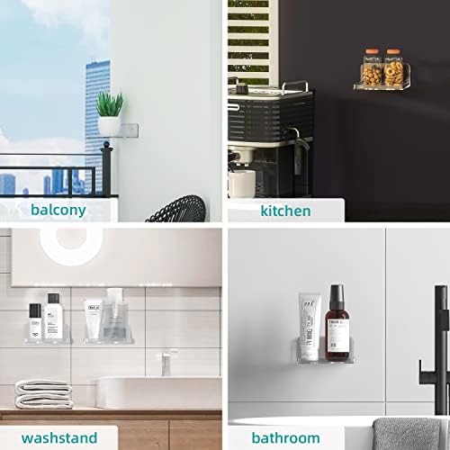 Wall Mount Floating Shelves for 2 Pcs Security Baby Camera Shelf Mini Speaker - Image 5