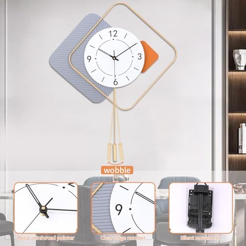 FILLOVE Large Decorative Wall Clock - Image 3