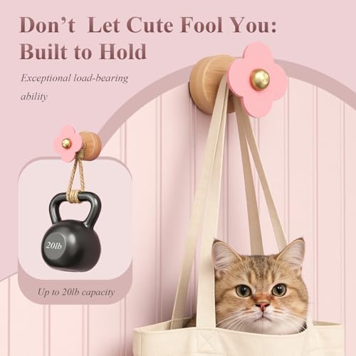 Tindbea Upgreded Heavy Duty Coat Rack Wall Mount - Image 4