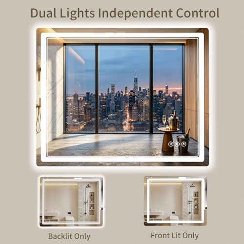 30"x36" LED Bathroom Mirror - Image 2