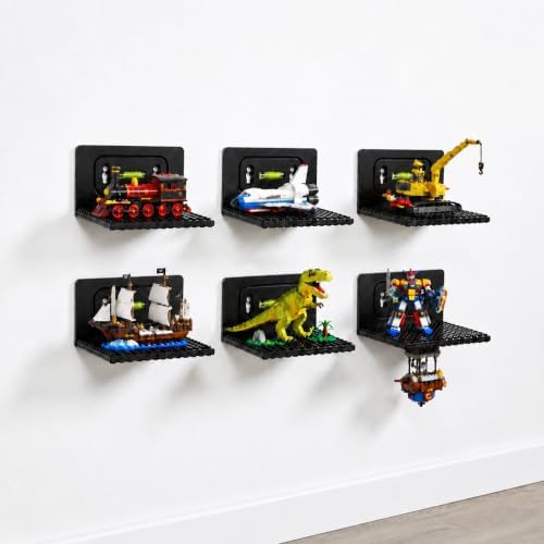 6 PCS Building Blocks Display Shelf Wall Mounted by Unknown